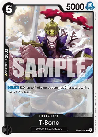 T-Bone #EB01-049 · Extra Booster: Memorial Collection One Piece card