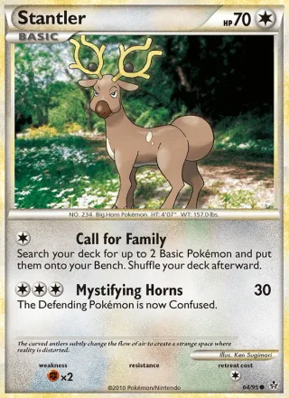 Stantler #64 · Unleashed Pokémon card