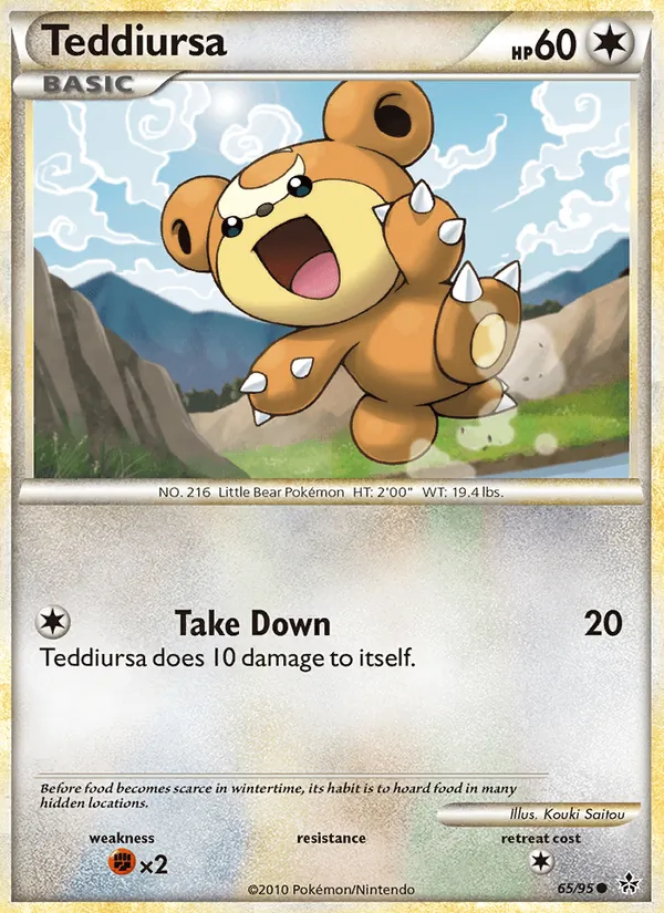 Teddiursa full card art