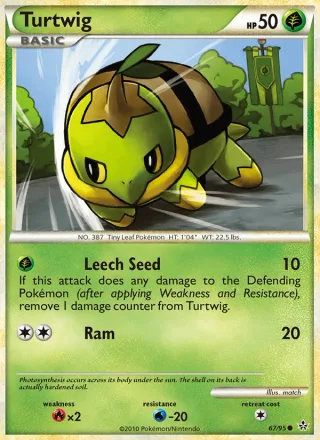 Turtwig #67 · Unleashed Pokémon card
