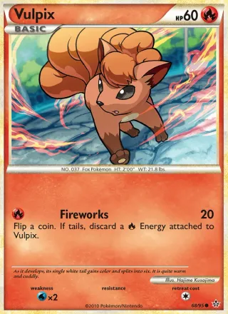 Vulpix #68 · Unleashed Pokémon card