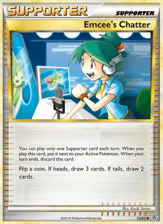 Emcee's Chatter #73 · Unleashed Pokémon card