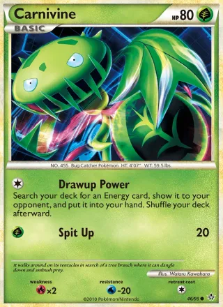 Carnivine #46 · Unleashed Pokémon card