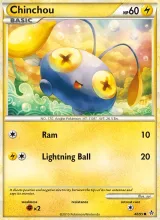Chinchou · Unleashed Pokémon card