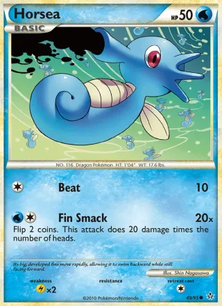 Horsea #49 · Unleashed Pokémon card