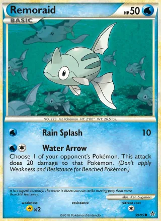 Remoraid #59 · Unleashed Pokémon card