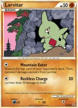 Larvitar · Unleashed Pokémon card
