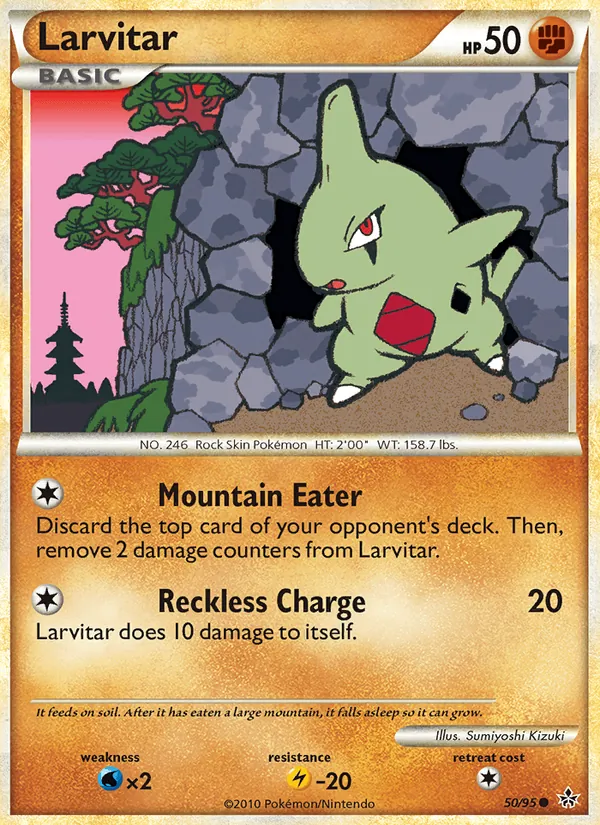 Larvitar full card art