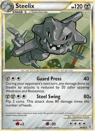 Steelix #24 · Unleashed Pokémon card