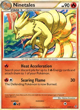 Ninetales #20 · Unleashed Pokémon card