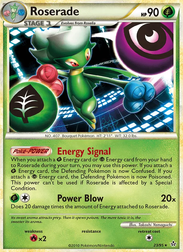 Roserade full card art