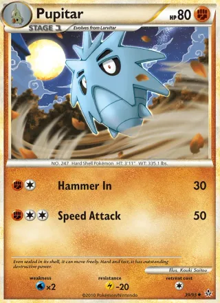 Pupitar #39 · Unleashed Pokémon card