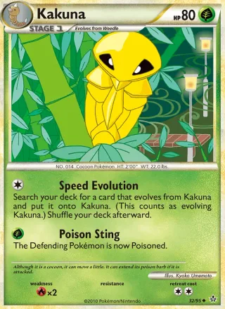 Kakuna #32 · Unleashed Pokémon card