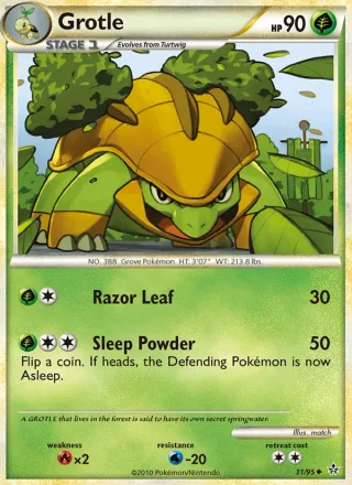 Grotle #31 · Unleashed Pokémon card