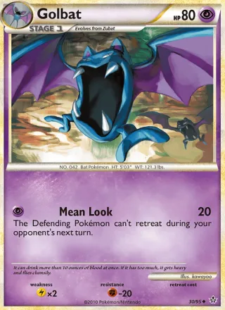 Golbat #30 · Unleashed Pokémon card