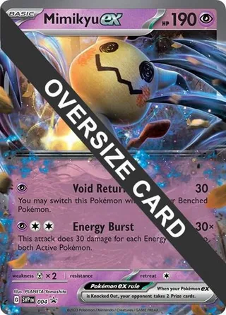 Mimikyu ex #004 · Jumbo cards Pokémon card
