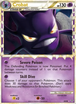 Crobat #84 · Unleashed Pokémon card