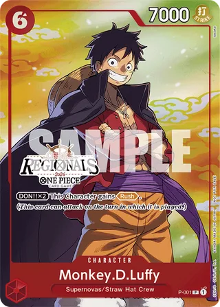 Monkey.D.Luffy (Gift Collection 2023) #P-001-gift-collection-2023 · One Piece Promotion Cards One Piece card