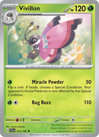 Vivillon #010 · Scarlet & Violet Pokémon card