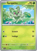 Sprigatito · Scarlet & Violet Pokémon card