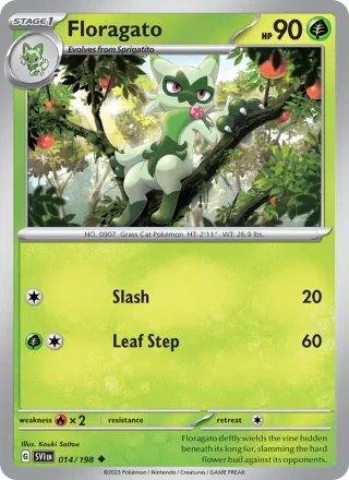 Floragato #014 · Scarlet & Violet Pokémon card