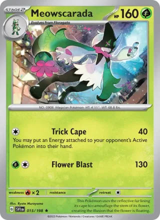 Meowscarada #015 · Scarlet & Violet Pokémon card
