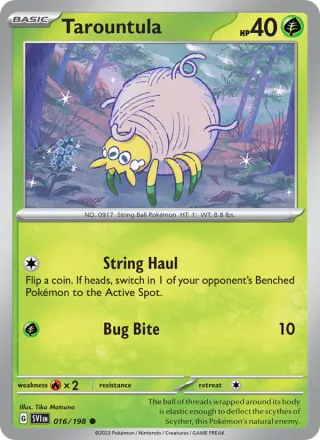 Tarountula #016 · Scarlet & Violet Pokémon card