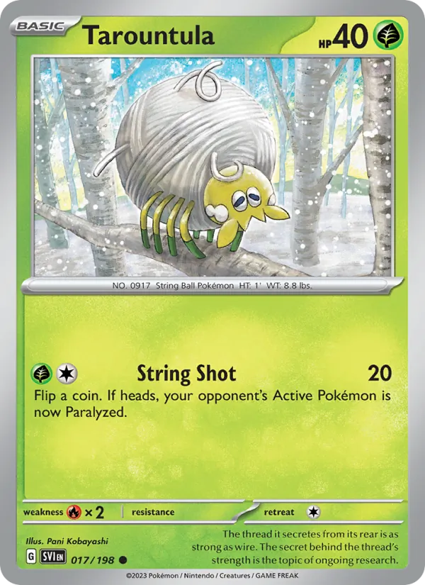 Tarountula full card art