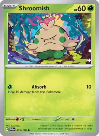 Shroomish #003 · Scarlet & Violet Pokémon card