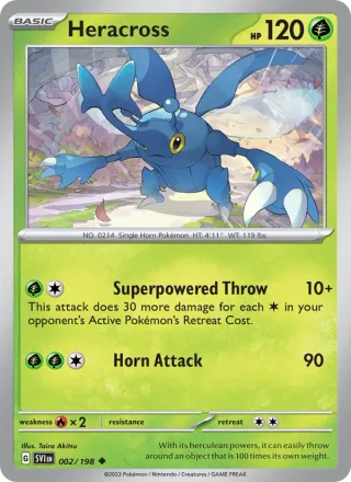 Heracross #002 · Scarlet & Violet Pokémon card