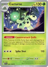 Cacturne · Scarlet & Violet Pokémon card