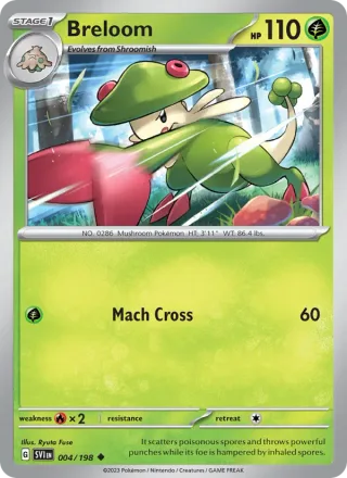 Breloom #004 · Scarlet & Violet Pokémon card