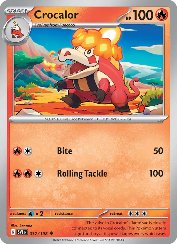 Crocalor full card art