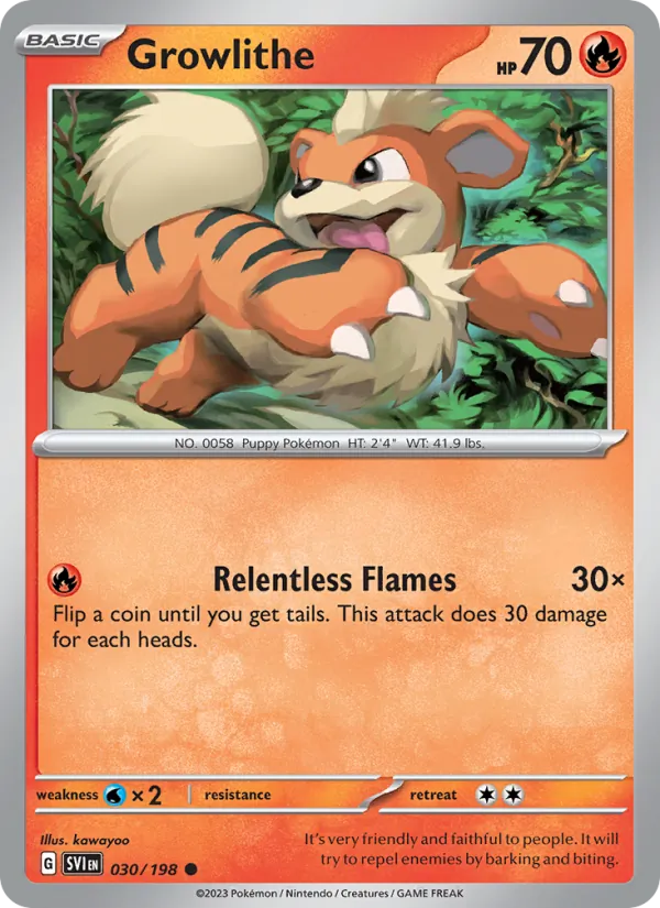 Growlithe full card art