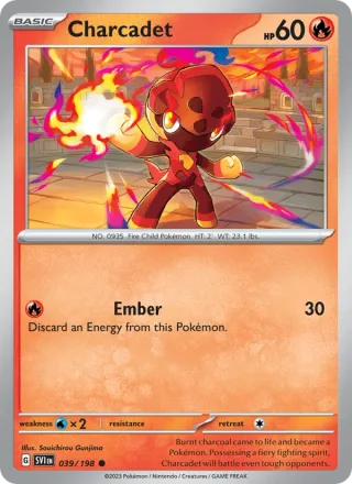 Charcadet #039 · Scarlet & Violet Pokémon card