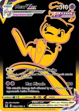 Mew VMAX #TG30 · Lost Origin Trainer Gallery Pokémon card