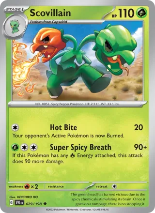 Scovillain #029 · Scarlet & Violet Pokémon card