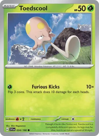 Toedscool #024 · Scarlet & Violet Pokémon card