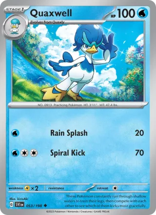 Quaxwell #053 · Scarlet & Violet Pokémon card