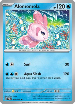 Alomomola #048 · Scarlet & Violet Pokémon card
