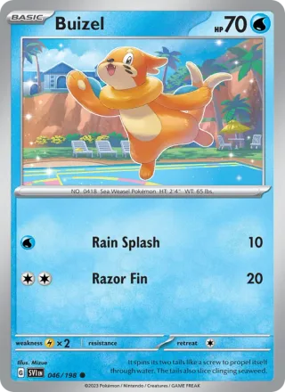 Buizel #046 · Scarlet & Violet Pokémon card