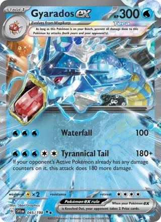 Gyarados ex #045 · Scarlet & Violet Pokémon card