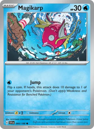Magikarp #044 · Scarlet & Violet Pokémon card