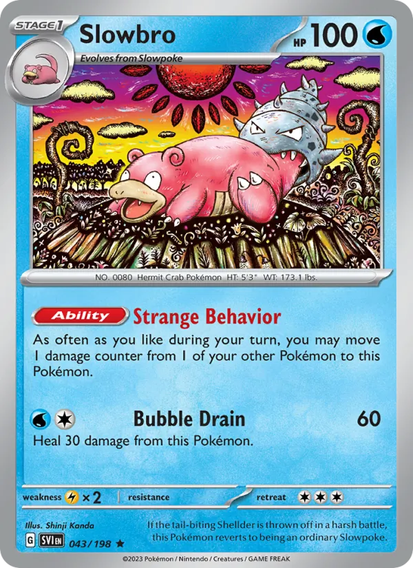Slowbro full card art