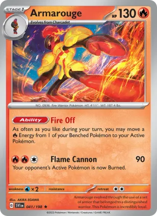 Armarouge #041 · Scarlet & Violet Pokémon card