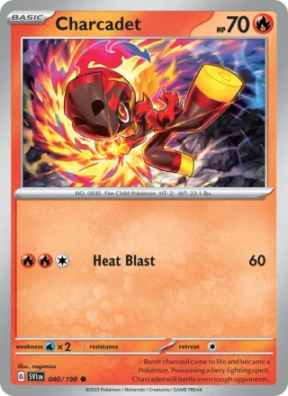Charcadet #040 · Scarlet & Violet Pokémon card
