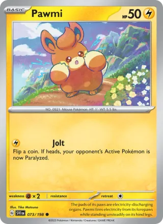 Pawmi #073 · Scarlet & Violet Pokémon card