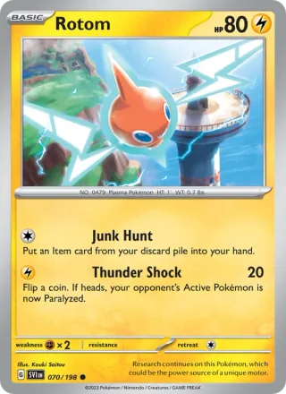 Rotom #070 · Scarlet & Violet Pokémon card