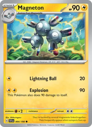Magneton #064 · Scarlet & Violet Pokémon card