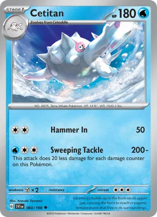 Cetitan #060 · Scarlet & Violet Pokémon card